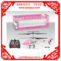 HTX084-2 X&#39;MAS hot gift !! Olá kitty dossel rc helicóptero 3,5 CH w / giroscópio
